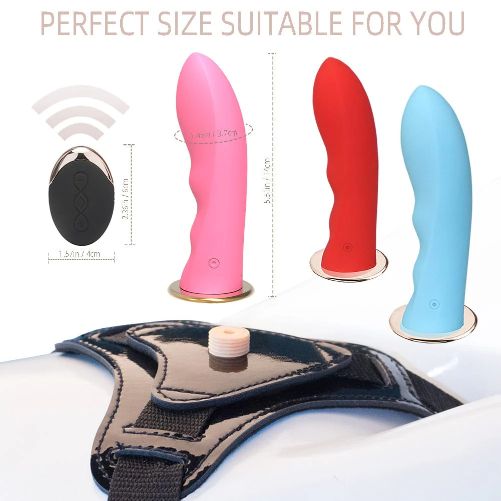 Wireless Remote USB Rechargeable Strap On Dildo - Image 6
