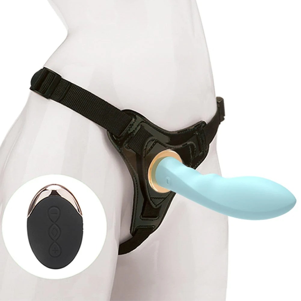 Wireless Remote USB Rechargeable Strap On Dildo - Image 8