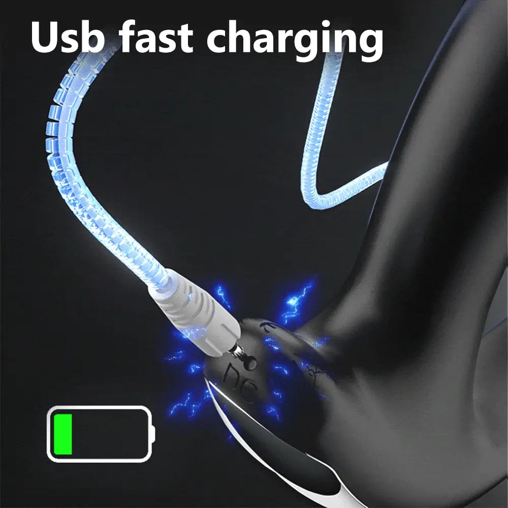 Greedy Finger Male Vibrating Clip Prostate Massager With Cock Ring - Image 10