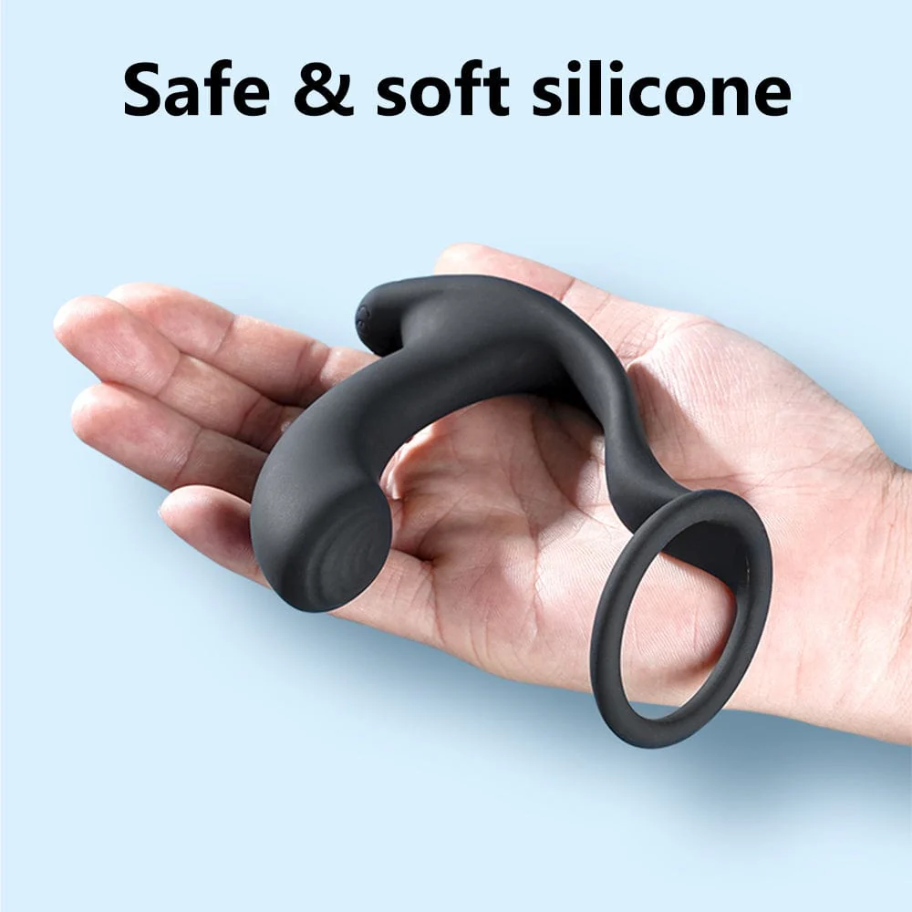 Greedy Finger Male Vibrating Clip Prostate Massager With Cock Ring - Image 8