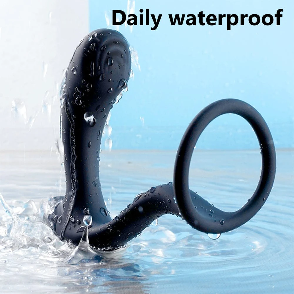 Greedy Finger Male Vibrating Clip Prostate Massager With Cock Ring - Image 9