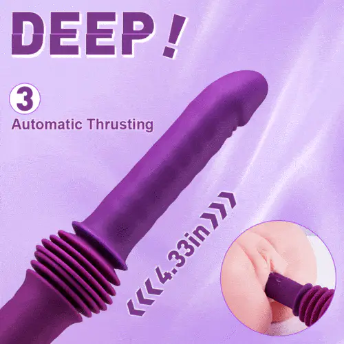 Powerful 145° Adjustable Base Heating Thrusting Vibrating Dildo Machine 11.81 Inch - Image 4