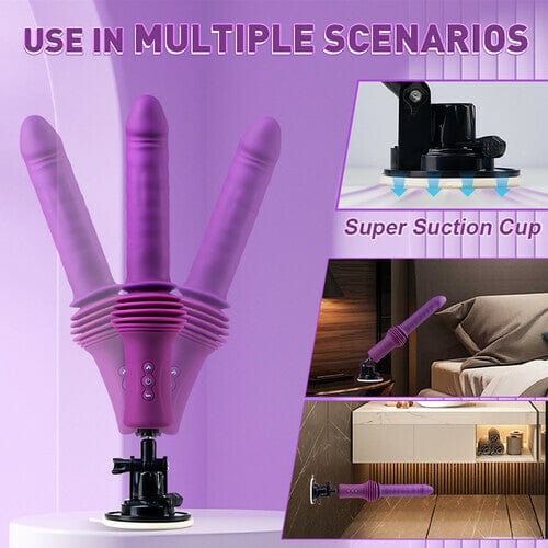 Powerful 145° Adjustable Base Heating Thrusting Vibrating Dildo Machine 11.81 Inch - Image 6