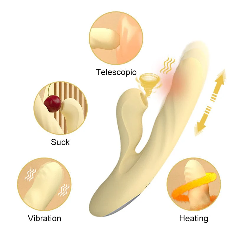 7-Speed Suction 10-Speed Telescopic Automatic Heating Female Masturbator - Image 3