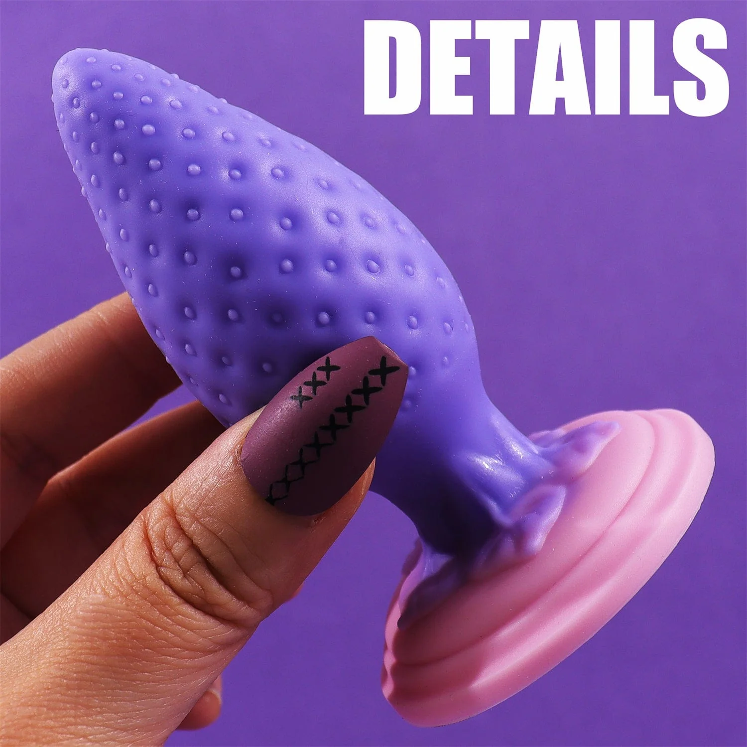 AIMITEX Strawberry Butt Plug Silicone Anal Sex Toy - Image 6
