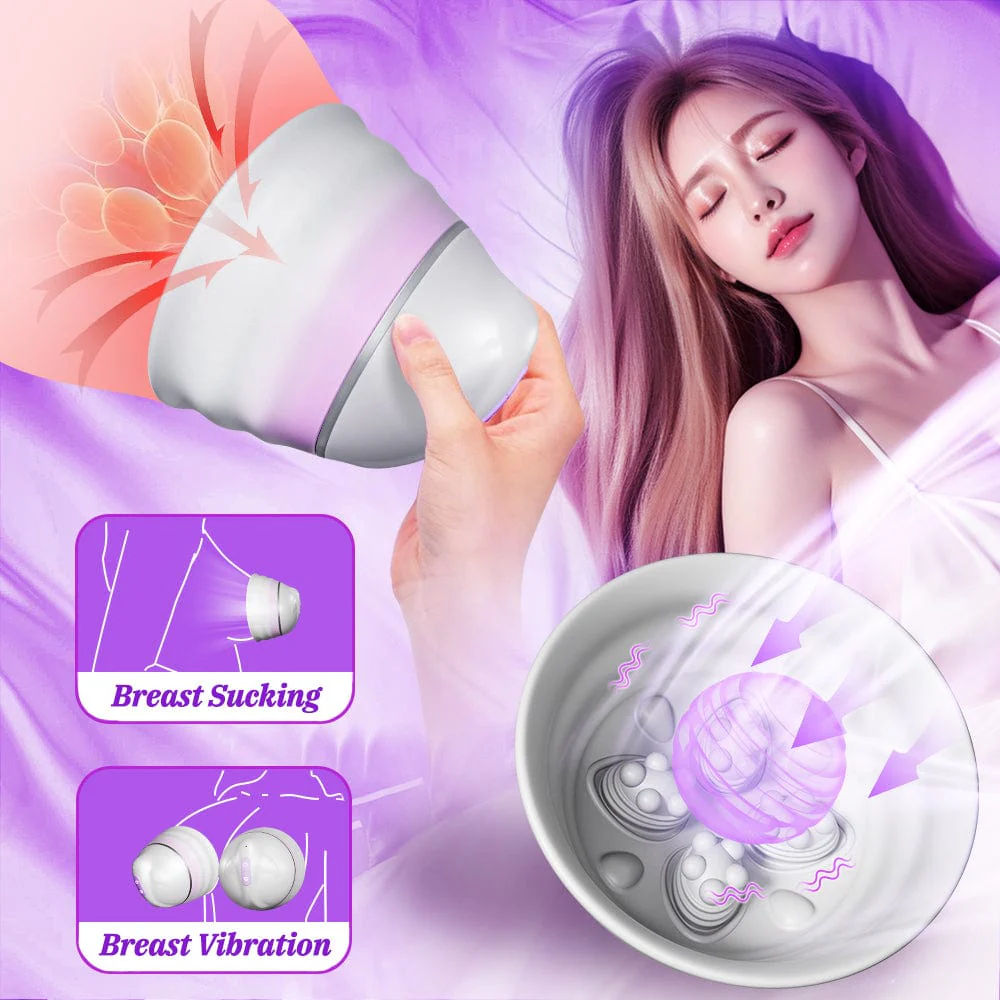Angel 5 Vacuum Suction 10 Vibration Breast Massagers With Remote (A Pair) - Image 11