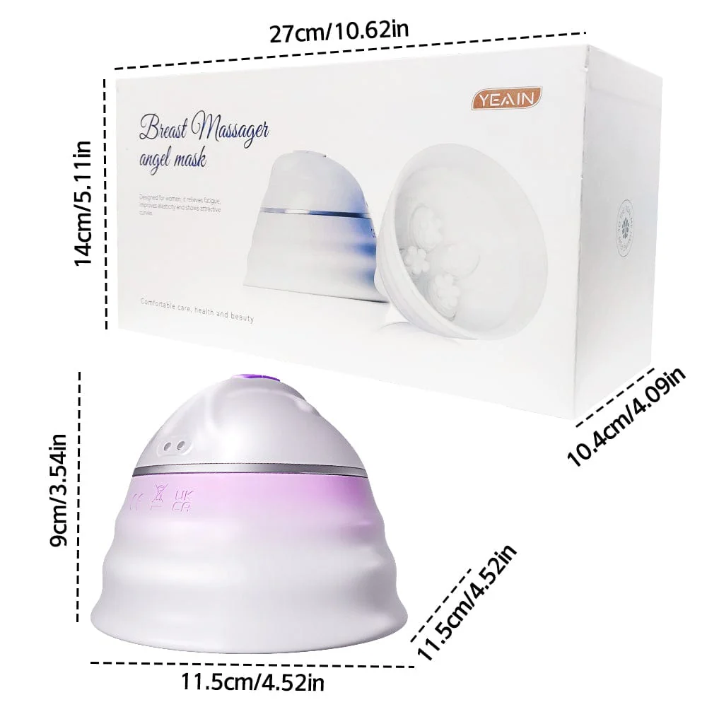 Angel 5 Vacuum Suction 10 Vibration Breast Massagers With Remote (A Pair) - Image 14