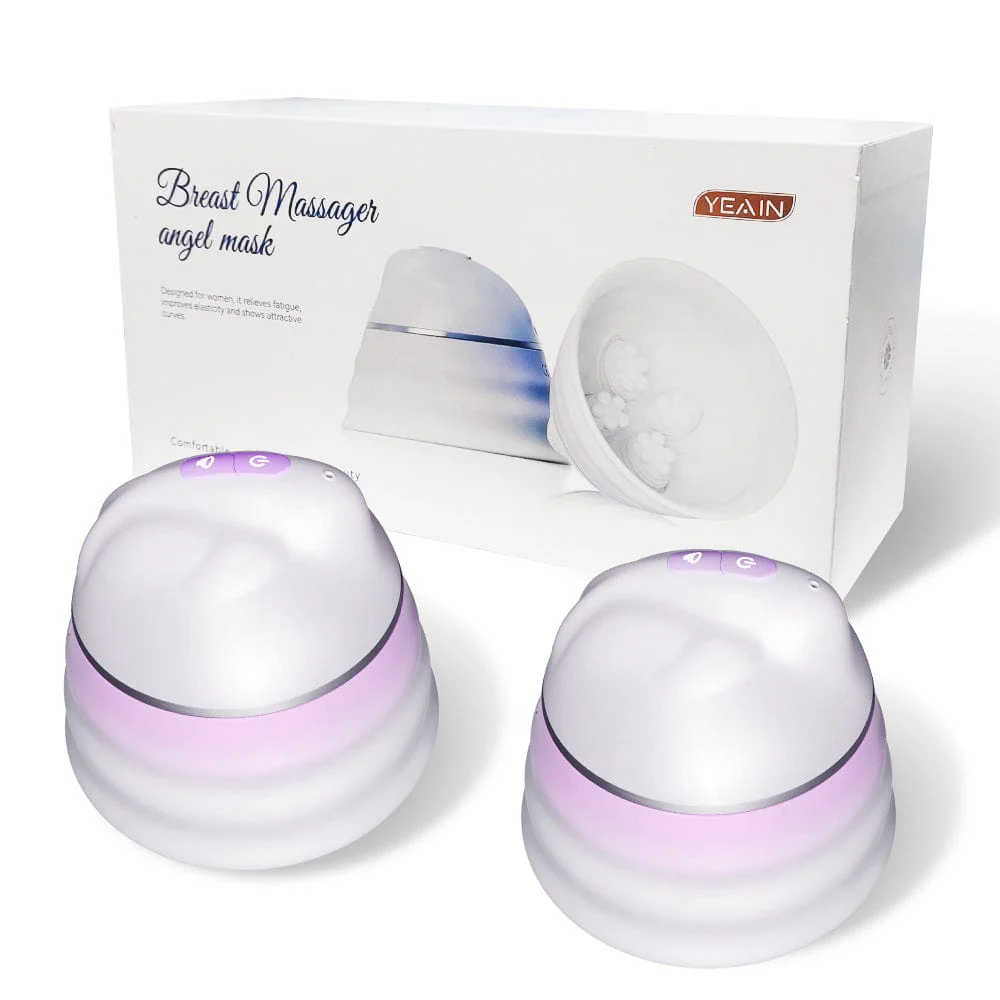 Angel 5 Vacuum Suction 10 Vibration Breast Massagers With Remote (A Pair) - Image 4