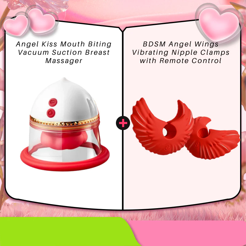 Angel Kiss Mouth Biting Vacuum Suction Breast Massager - Image 10