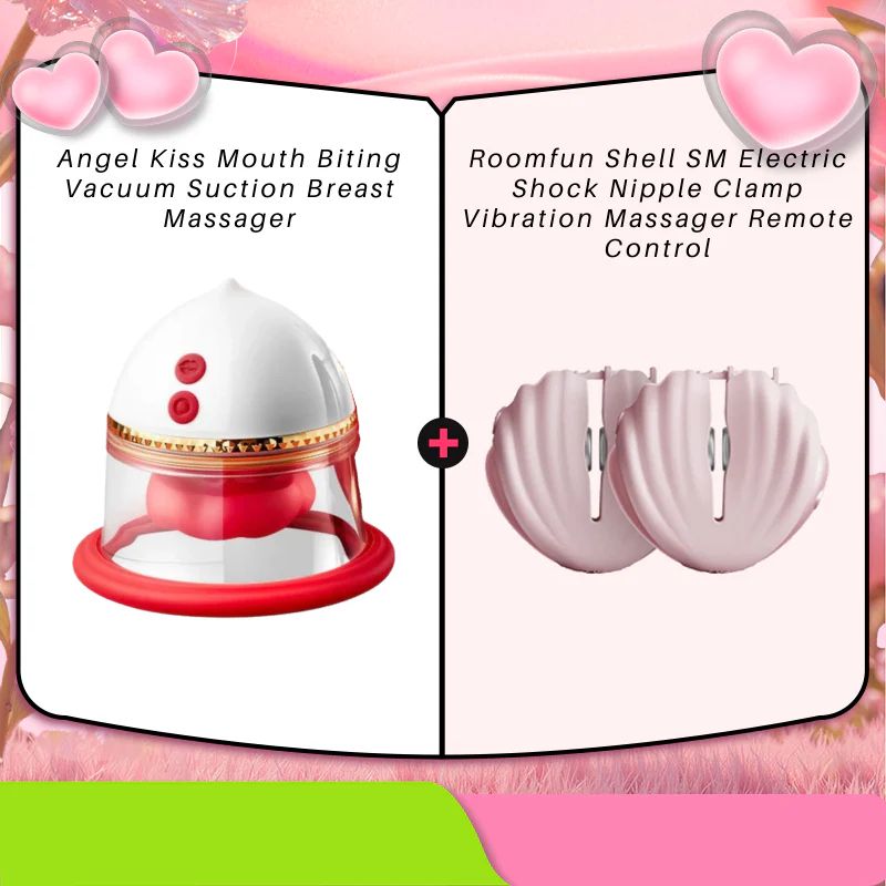 Angel Kiss Mouth Biting Vacuum Suction Breast Massager - Image 12