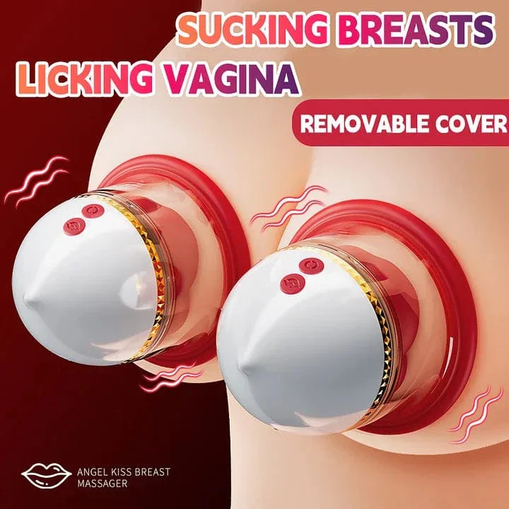 Angel Kiss Mouth Biting Vacuum Suction Breast Massager - Image 7