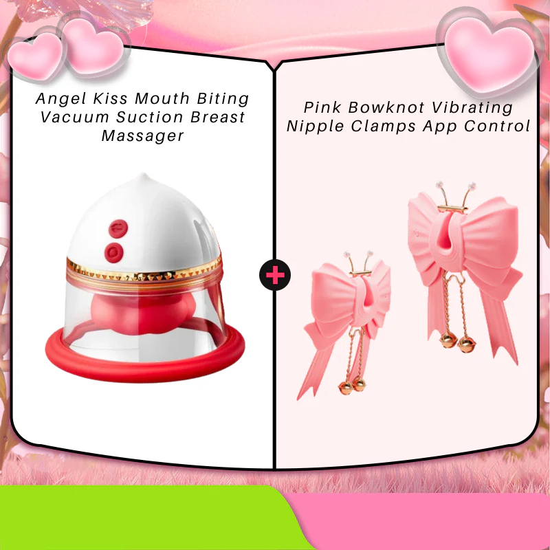 Angel Kiss Mouth Biting Vacuum Suction Breast Massager - Image 8