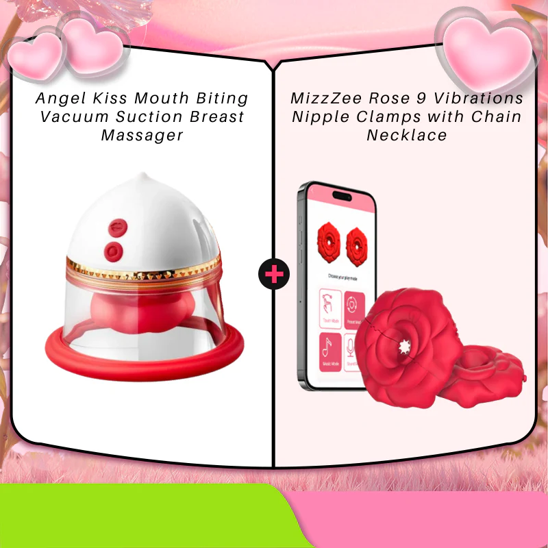 Angel Kiss Mouth Biting Vacuum Suction Breast Massager - Image 9
