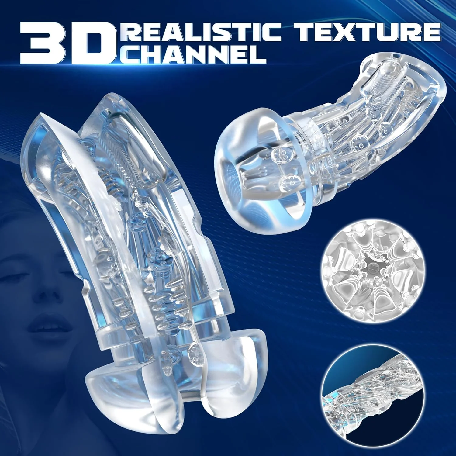 Auto 5 Sucking 10 Vibrating Male Masturbator Sex Toy - Image 4