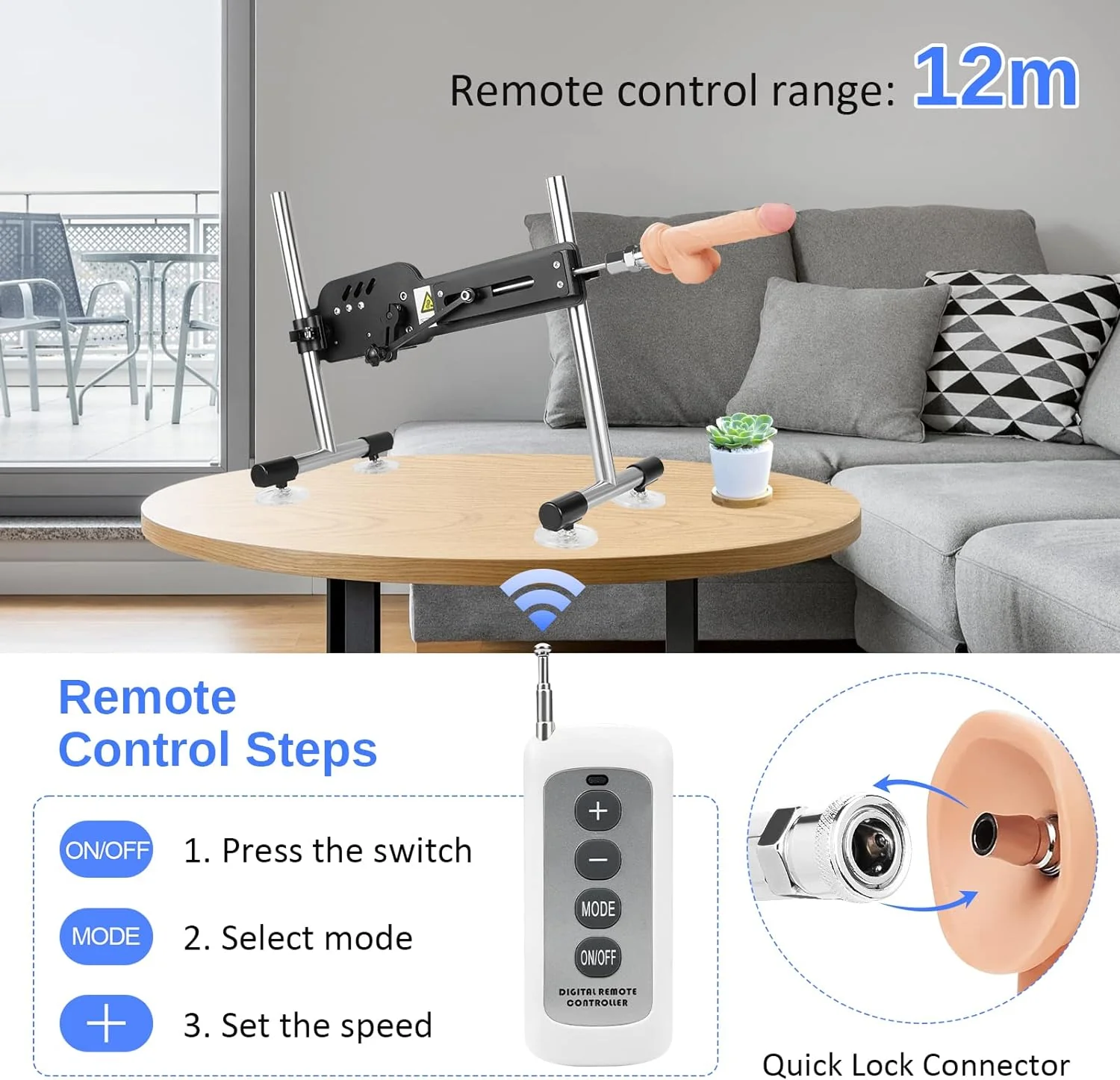 Automatic Sex Thrusting Machine With Remote App Control - Image 5