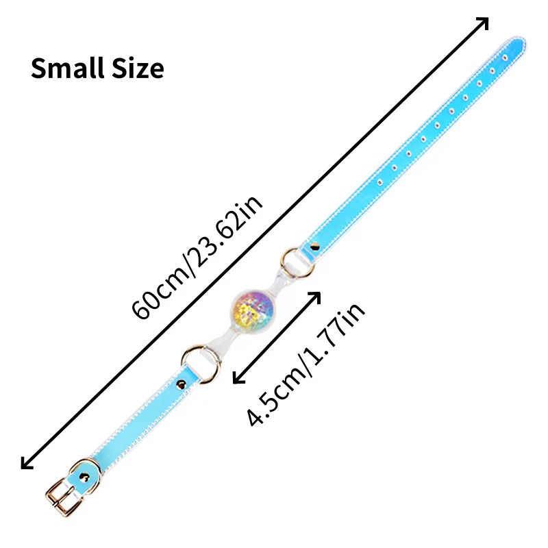 BDSM Ball Gag Silicone Breathable Sex Gag with Adjustable Colorful Strap - Image 11