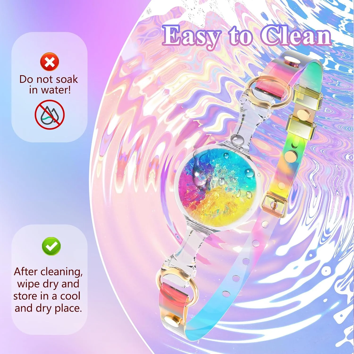 BDSM Ball Gag Silicone Breathable Sex Gag with Adjustable Colorful Strap - Image 5