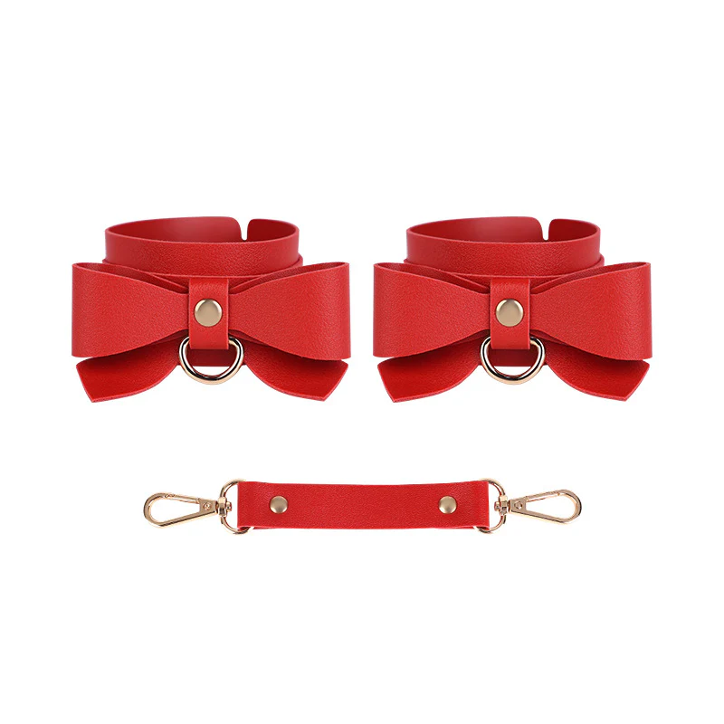 BDSM Bowknot PU Leather Bondage Kits Accessories - Image 13