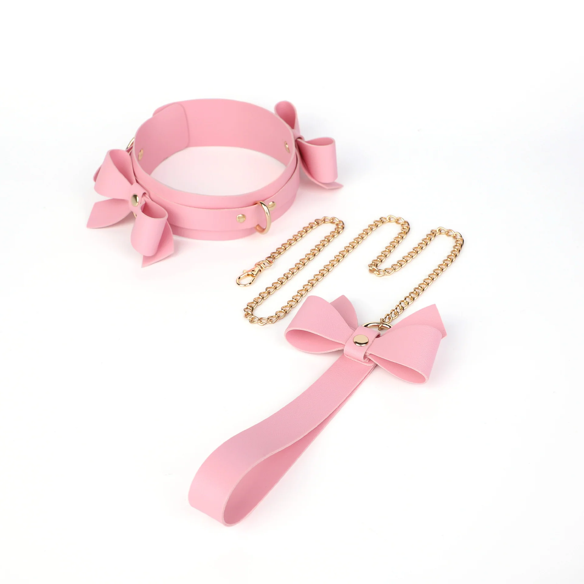 BDSM Bowknot PU Leather Bondage Kits Accessories - Image 3