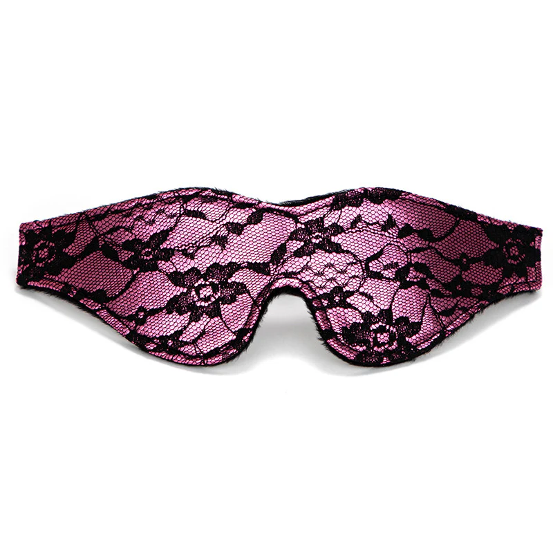 BDSM Lace Plush Blindfold - Image 3