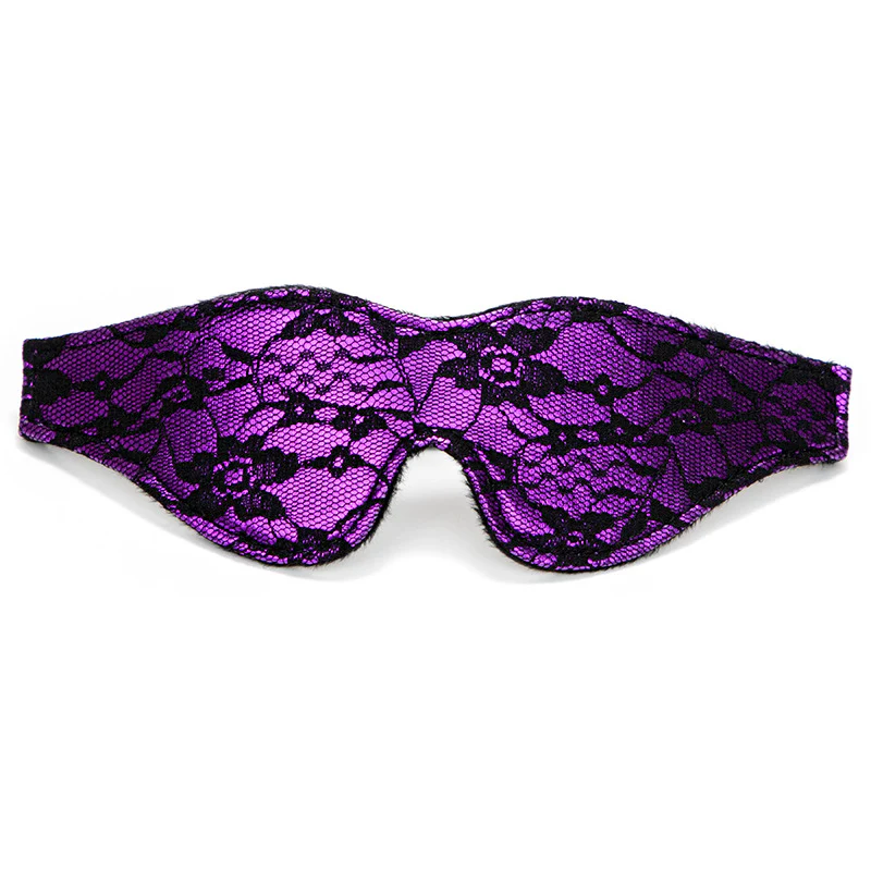 BDSM Lace Plush Blindfold - Image 6
