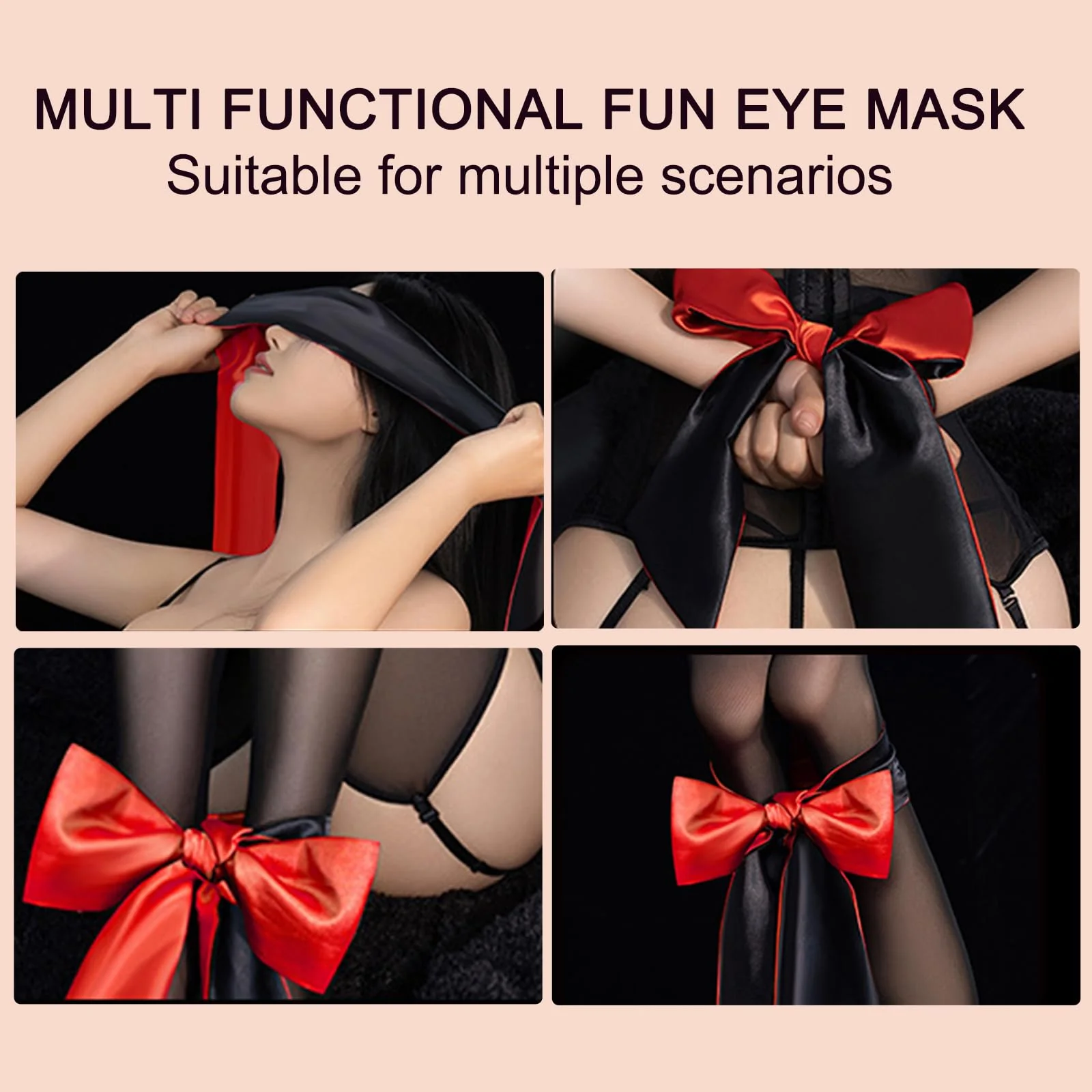 BDSM Sex Bondage Blindfold Eye Mask - Image 3