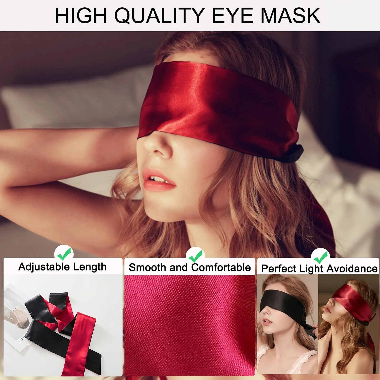 BDSM Sex Bondage Blindfold Eye Mask - Image 4