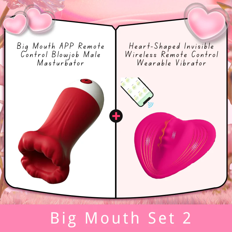 Big Mouth APP Remote Control Blowjob Male Masturbator - Image 7