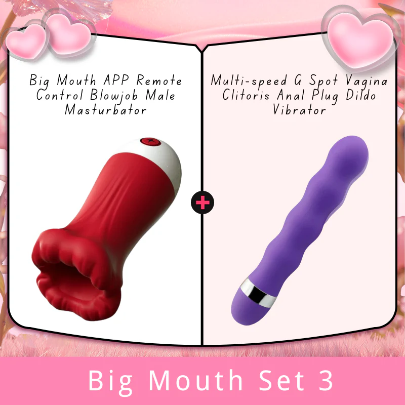 Big Mouth APP Remote Control Blowjob Male Masturbator - Image 8