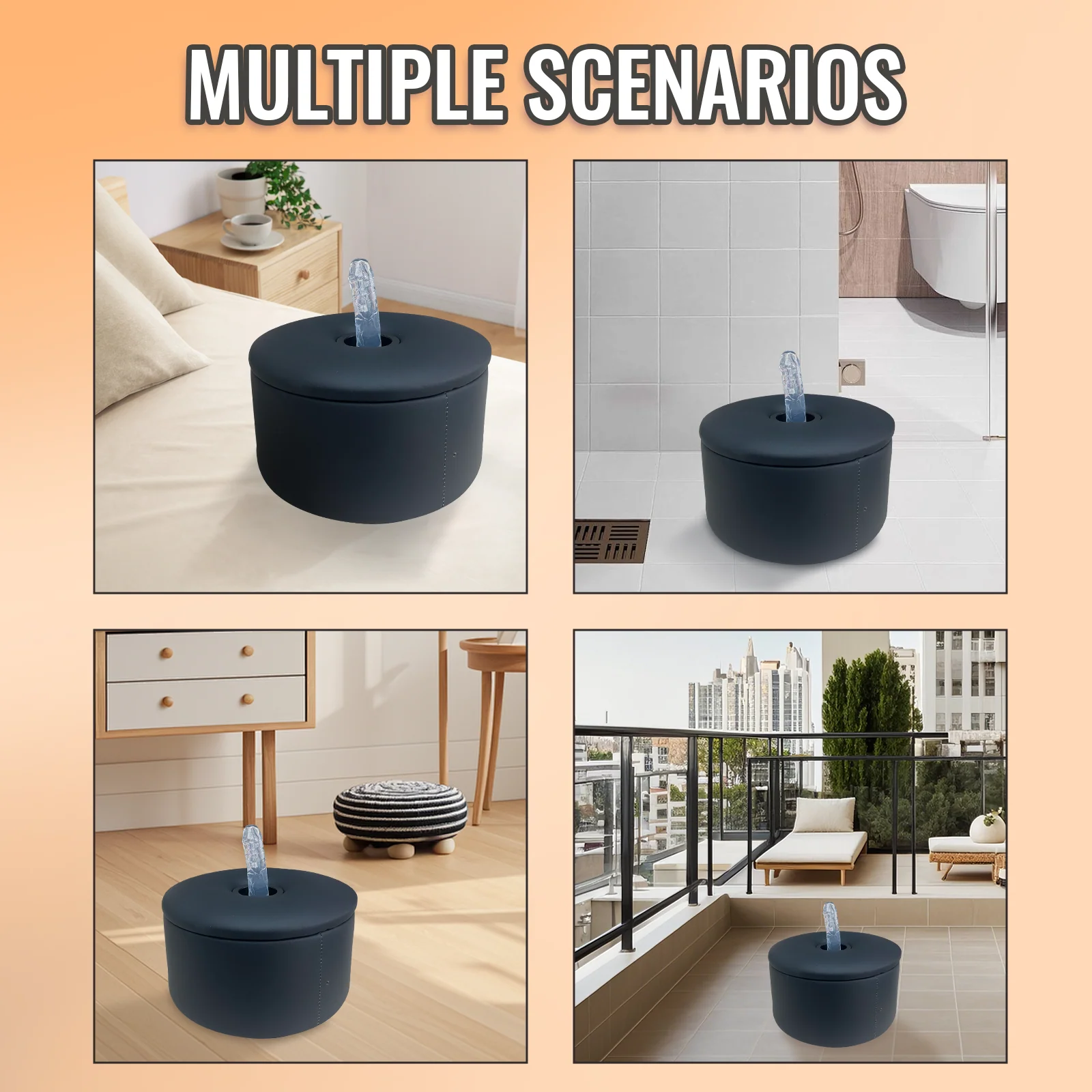 Black Stool Thrusting Sex Machine With Remote Control - Image 5