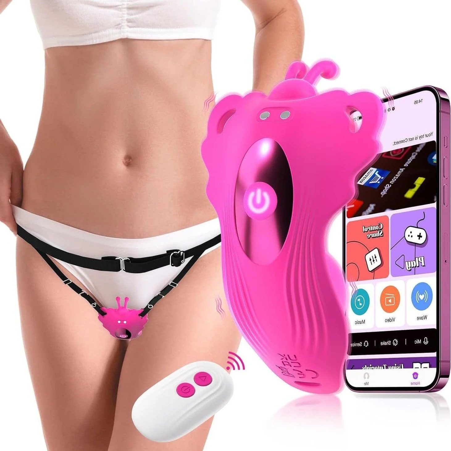 Butterfly Wearable Panty Clitoral Stimulation Vibrator - Image 3