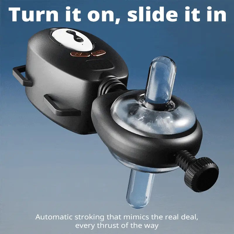 Darth Vader Wearable 9 Thrusting Vibration Male Masturbator With Remote - Image 3