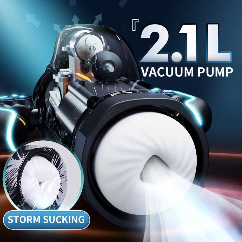 Deluxe Vibrating Sucking Heating Male Masturbator - Image 4