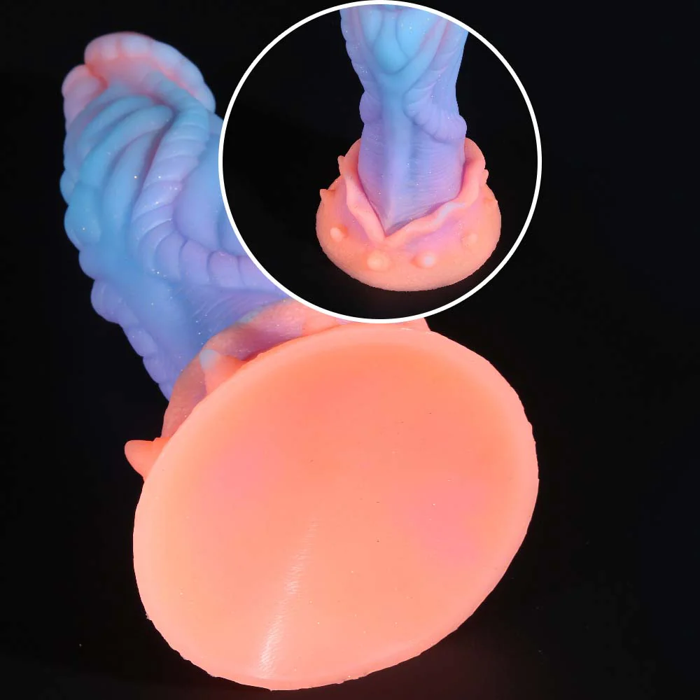 Fluorescent Silicone Butt Plug Dildo - Image 5
