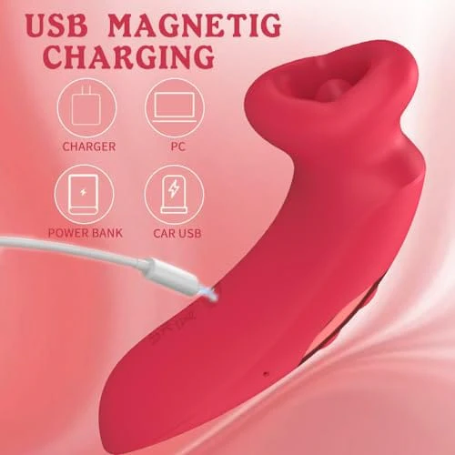 G Spot Vibrator Sucking Vibrator 10 Vibration Modes and 10 Kissing Modes - Image 5