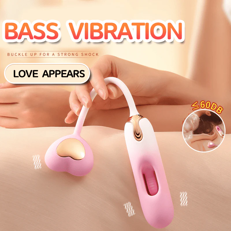Heart-shaped Hollow Vibrating Egg Slaps and Vibrates - Image 4