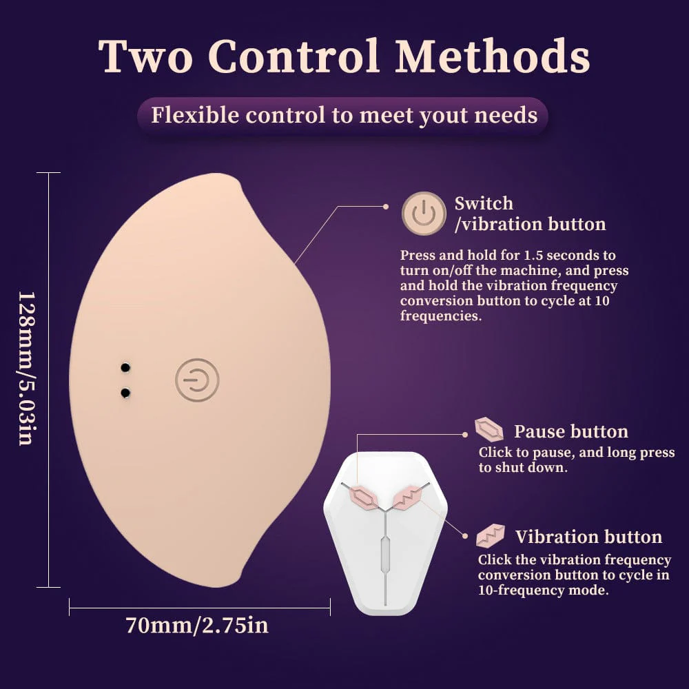 Invisible Wearable Breast Massage Vibrator With Remote Control - Image 12