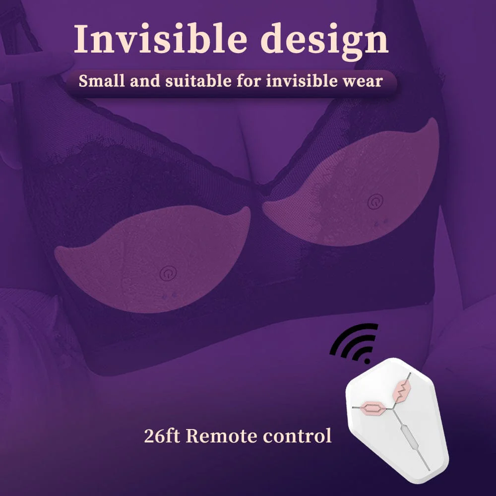 Invisible Wearable Breast Massage Vibrator With Remote Control - Image 7