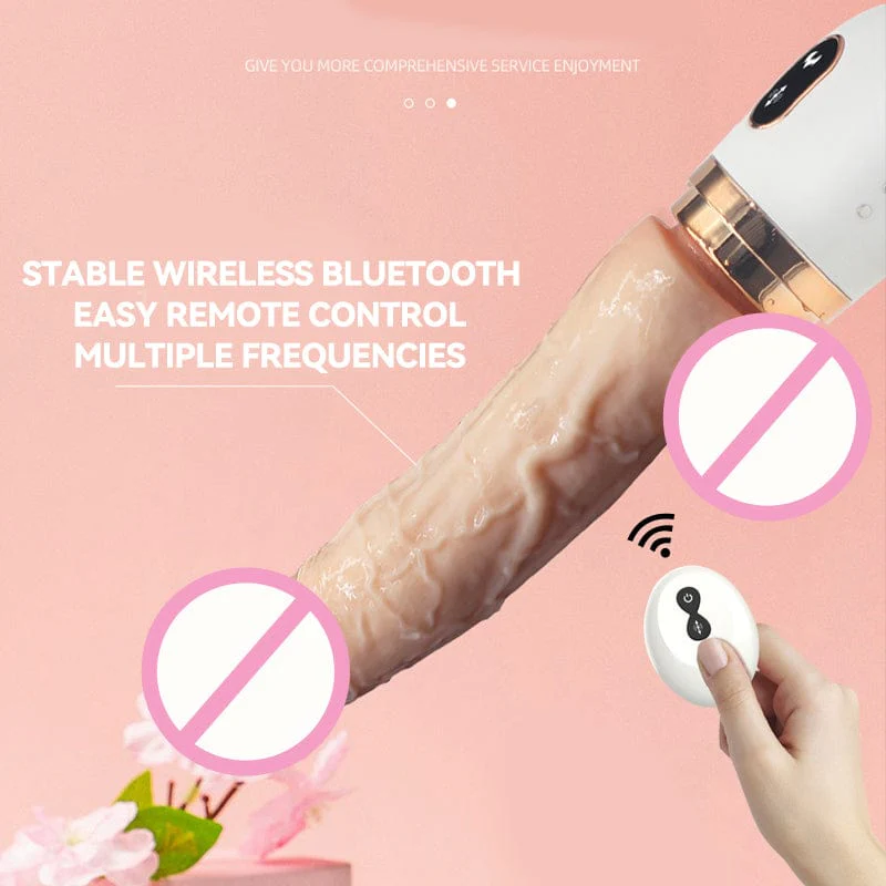 Small Dildo Machine Suction Cup Vibrant Toys with Remote Control - Image 6