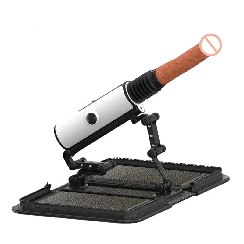 Leather Bag 1.0 Female Sex Machine Masturbation Pumping Gun With Dildos - Image 10