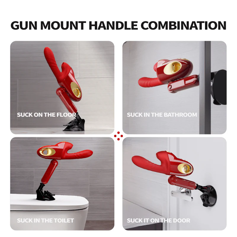 Leten New Generation of Impact Massage Vibrator Telescopic Sucking Female Gun Machine Adult Masturbator - Image 3