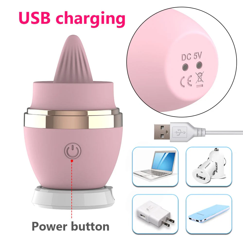 Licking Tongue 10 Modes Egg Vibration Medical Silicone - Image 10