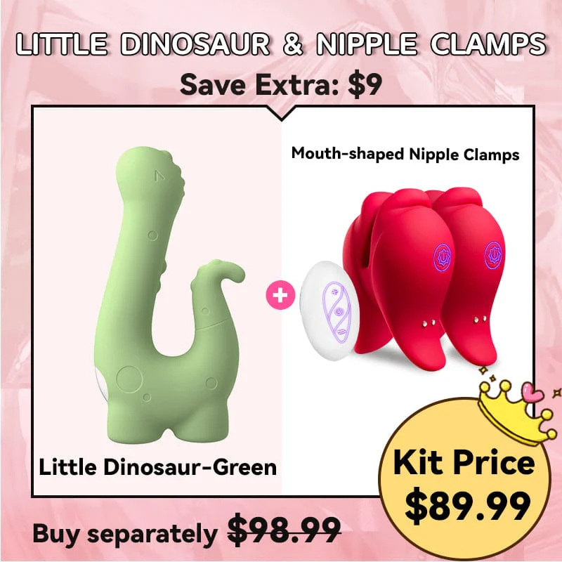 Little Dinosaur Sucking Heating Vibrator - Image 10