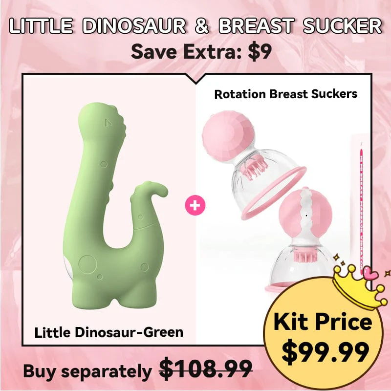 Little Dinosaur Sucking Heating Vibrator - Image 8