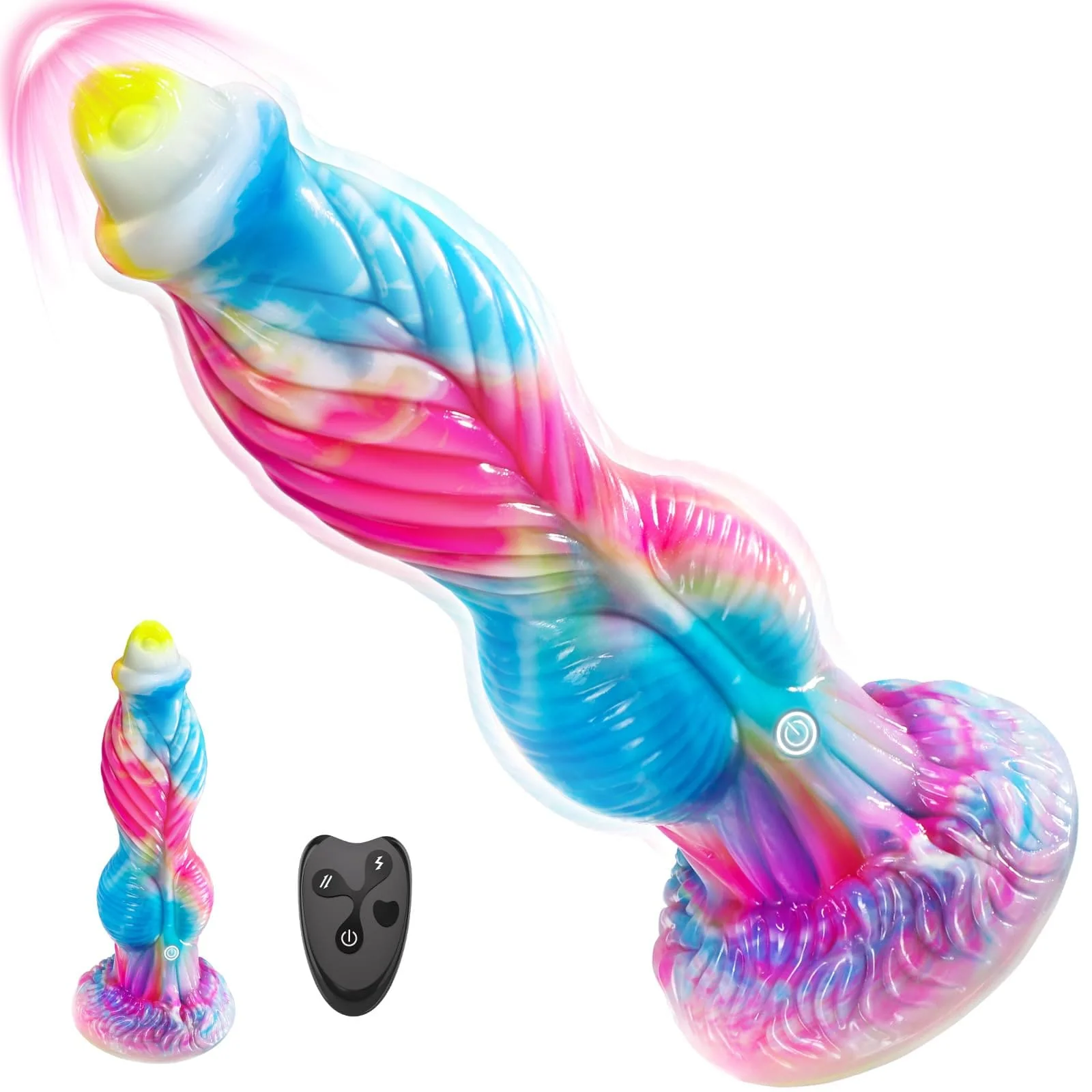 Phoenix 7 Thrusting Vibrating Big Sucker Monster Dildo 10.23 Inch - Image 11
