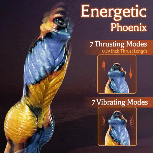 Phoenix 7 Thrusting Vibrating Big Sucker Monster Dildo 10.23 Inch - Image 4