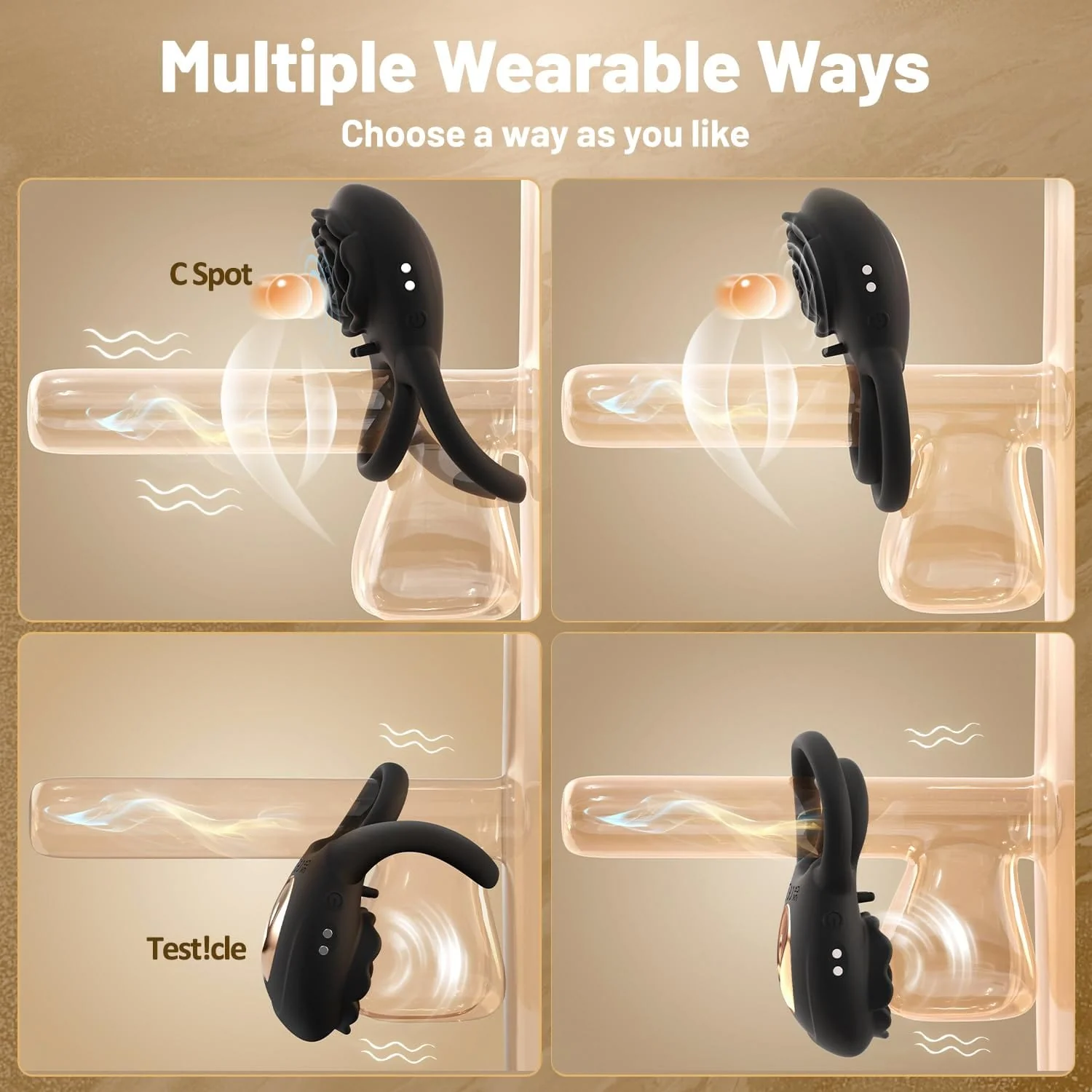 Rose Clitoral Stimulator Couples Sex Toys for Men Women Pleasure - Image 6