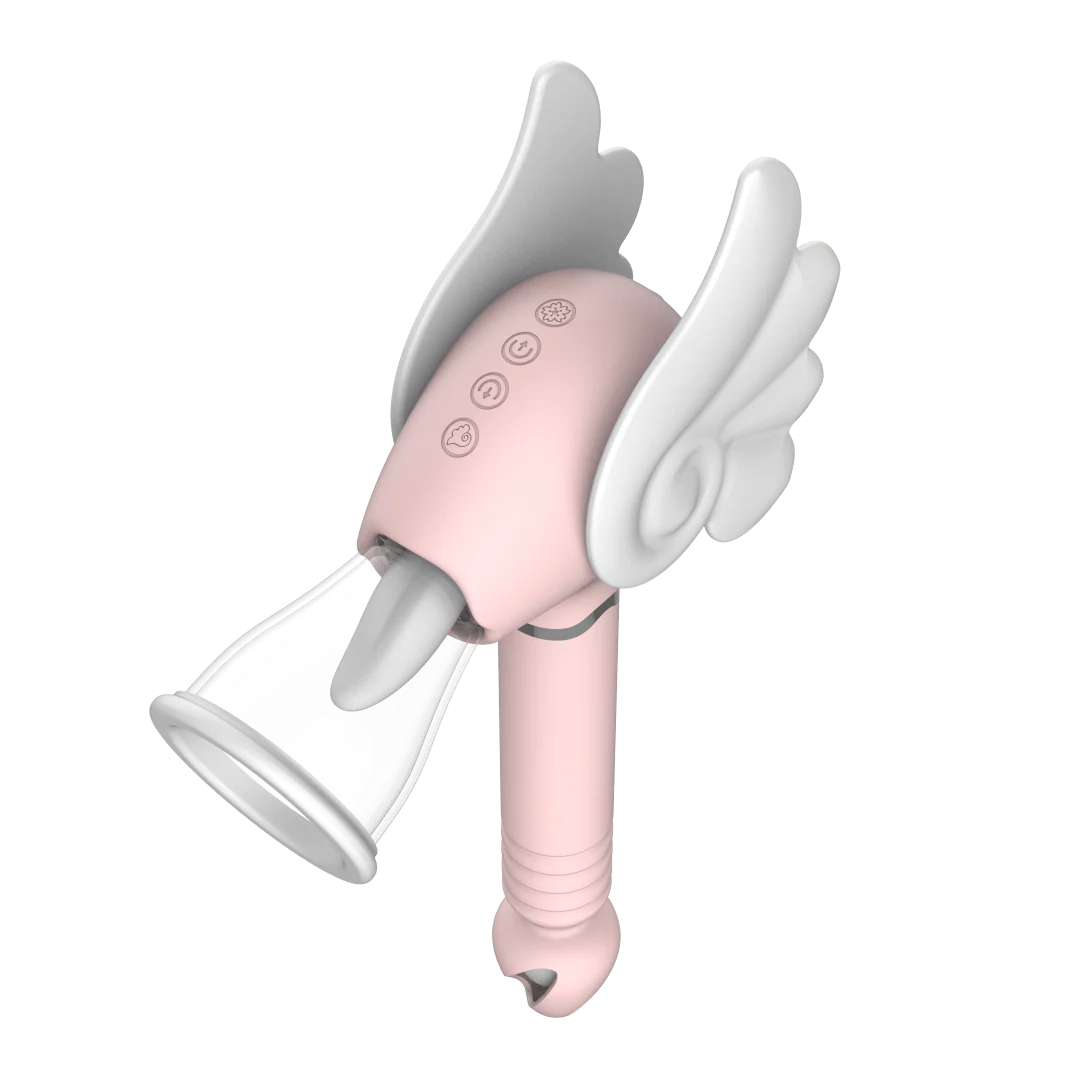 Magic Wand 4 in 1 Vacuum Suction Thrusting Clitoral G-spot Vibrator - Image 4