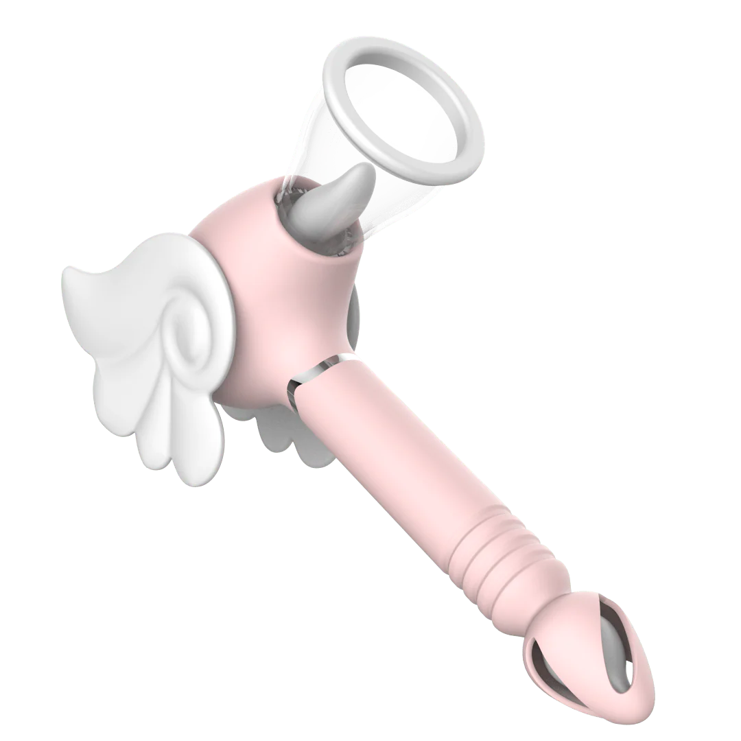 Magic Wand 4 in 1 Vacuum Suction Thrusting Clitoral G-spot Vibrator - Image 5