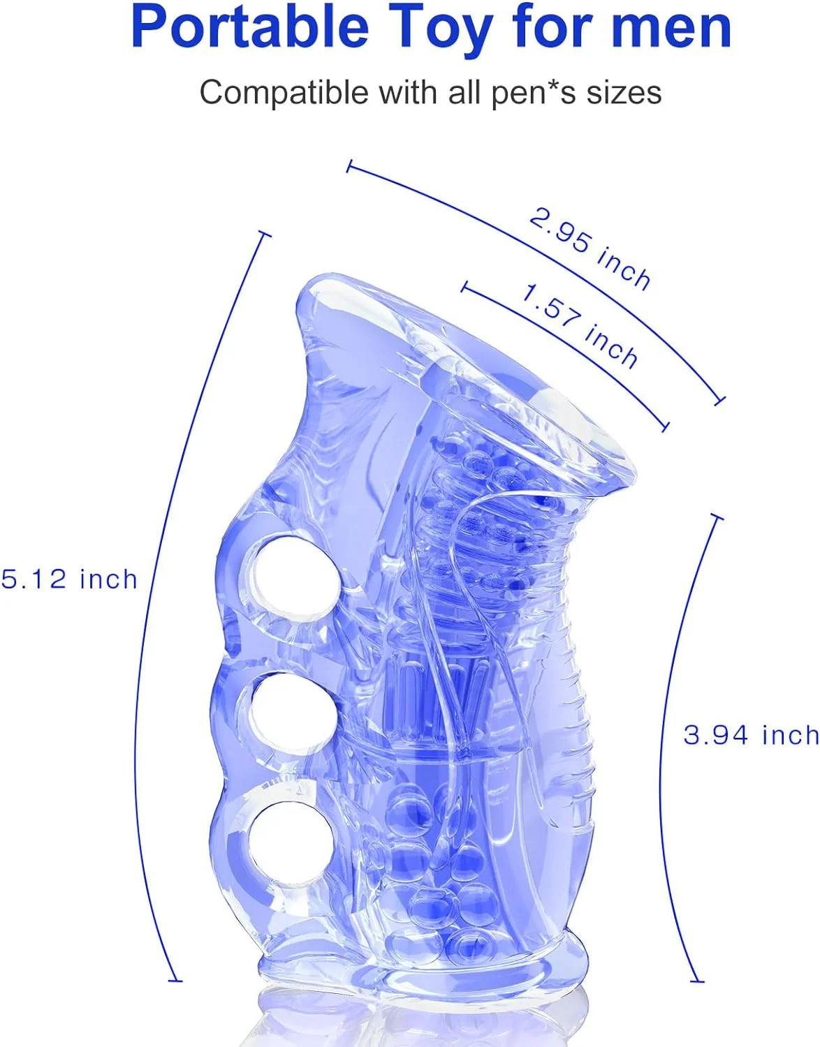 Manual Open-Ended Sleeve Blowjob Male Stroker for Men Masturbation - Image 6